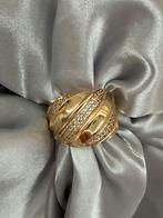 Geelgouden ring, Nieuw, Ophalen of Verzenden, 17 tot 18, Dame