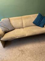 Leolux wit/creme 2 of 3-zits bankje, Huis en Inrichting, Ophalen, Gebruikt, 150 tot 200 cm, Tweepersoons