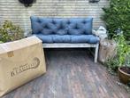 ZGAN Beautissu Tuinbank kussen Flair - 150 x 50 x 50 - grijs, Ophalen, Zo goed als nieuw, Grijs, Vierkant