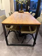 Houten Tafel 220x90cm, Huis en Inrichting, Tafels | Eettafels, Ophalen, Gebruikt, 200 cm of meer, 50 tot 100 cm