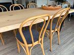 Mooie bistro stoelen, Thonet stijl. Zes stuks. Goede staat., Huis en Inrichting, Stoelen, Ophalen, Bruin, Stof, Vijf, Zes of meer stoelen