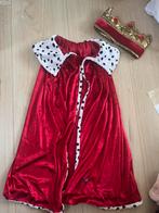 Verkleedpak Koningsmantel met kroon - Maat 110-116, Ophalen of Verzenden, Zo goed als nieuw, 110 t/m 116, Jongen of Meisje