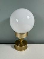 Retro Art Deco Bol Lamp - Plafond/Badkamer, Gebruikt, ?, Glas, Minder dan 50 cm