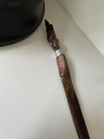 Briefopener met houtsnijwerk, Antiek en Kunst, Kunst | Beelden en Houtsnijwerken, Ophalen of Verzenden