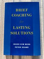 Brief Coaching for Lasting Solutions - Insoo Kim Berg, Ophalen of Verzenden, Zo goed als nieuw