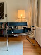 Wassily chair Marcel Breuer zwart leer bauhaus design stoel, Ophalen, Zwart, Bauhaus, vintage, Zo goed als nieuw