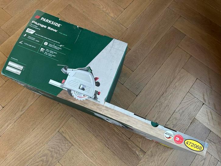Parkside PTSS 1200 D3 Invalzaag - 1 maand oud, Doe-het-zelf en Verbouw, Gereedschap | Zaagmachines, Gebruikt, Invalzaag, 1200 watt of meer