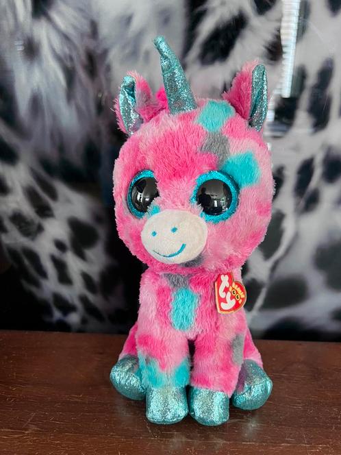 Ty knuffel eenhoorn met glitters NIEUW!, Kinderen en Baby's, Speelgoed | Knuffels en Pluche, Zo goed als nieuw, Overige typen