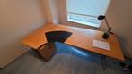 Groot hoekbureau met ladeblok, Huis en Inrichting, Bureaus, Ophalen of Verzenden, Gebruikt, Bureau