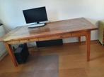 Grote eettafel van teakhout 100% teak teaktafel, Ophalen, Gebruikt, Teakhout, 200 cm of meer
