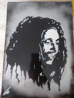 Bob Marley Stencil Art Schilderij, Ophalen of Verzenden