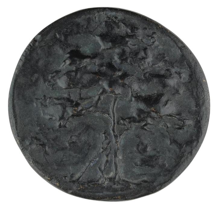 PENNING Christl Seth-Höfner : Zonder titel ºººº, Postzegels en Munten, Penningen en Medailles, Brons, Nederland, Verzenden