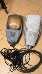Oude Straatlampen met Reserve Lampen en Bekabeling, Ophalen of Verzenden