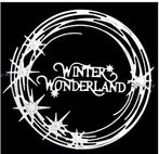 Snijmal rondframe sterren en tekst Winter Wonderland, Nieuw, Overige thema's, Ophalen of Verzenden, Pons of Mal