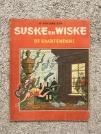Suske en Wiske - Kaartendans - Tweekleuren - 1e druk, 1962, Boeken, Stripboeken, Gelezen, Ophalen of Verzenden, Eén stripboek