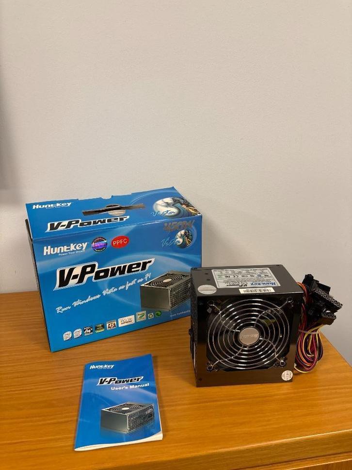 HuntKey V-Power 450W ATX voeding, Computers en Software, Interne voedingen, Ophalen