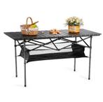 Klaptafel - Campingtafel - Tuint - Lichtgewicht - Zwart, Caravans en Kamperen, Quore B.V., Campingtafel, Verzenden, Nieuw