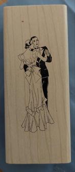 Mariëtte Verhees - Art Stamps - Danspaar, Ophalen of Verzenden, Nieuw, Houten stempel