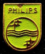 Philips speld- groengeel gelakt, Verzamelen, Speldjes, Pins en Buttons, Verzenden, Zo goed als nieuw, Merk, Speldje of Pin