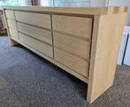 Mooi eiken dressoir Basix van Karel Mintjens, 244 cm breed, Ophalen, Eikenhout, Zo goed als nieuw, 200 cm of meer