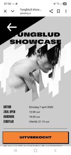 GEZOCHT kaartje verplaatste showcase in Utrecht Yungblud!!!!, Eén persoon
