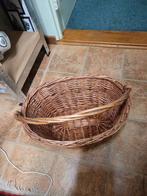 Rieten fietsmand, Ophalen of Verzenden, Rond, Riet