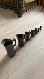 Tinnen kannen, Antiek en Kunst, Antiek | Tin, Ophalen of Verzenden