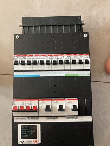 Abb 3fase meterkast met 12 groepen, complete groepenkast beschikbaar voor biedingen