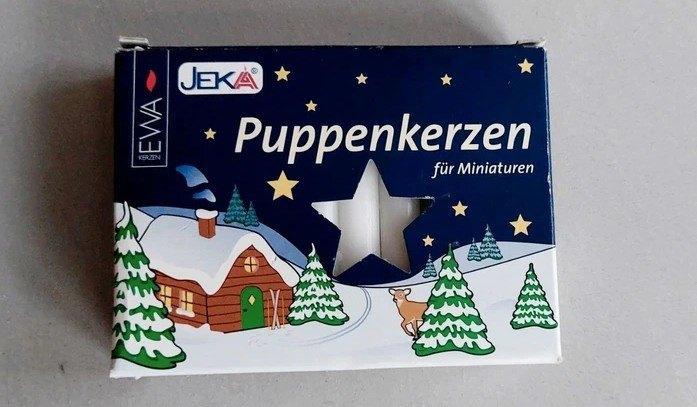 Duitse mini kaarsen JUPA puppenkerzen, Huis en Inrichting, Woonaccessoires | Kandelaars en Kaarsen, Nieuw, Kaars, Minder dan 25 cm