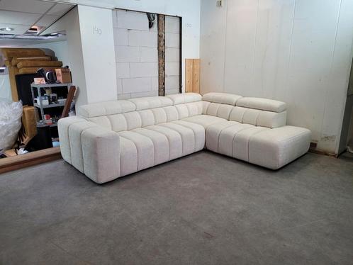 OUTLET Hoekbank Teddy creme 290x225 | 7 pers GRATIS BEZORGEN, Huis en Inrichting, Banken | Bankstellen, Nieuw, Hoekbank, Vierpersoons of meer