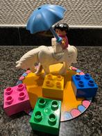 Duplo Paardenmeisje met blokken, Ophalen of Verzenden, Gebruikt, Losse stenen, Duplo