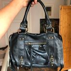 Leather hand bag, Ophalen of Verzenden, Nieuw, Zwart, Minder dan 35 cm