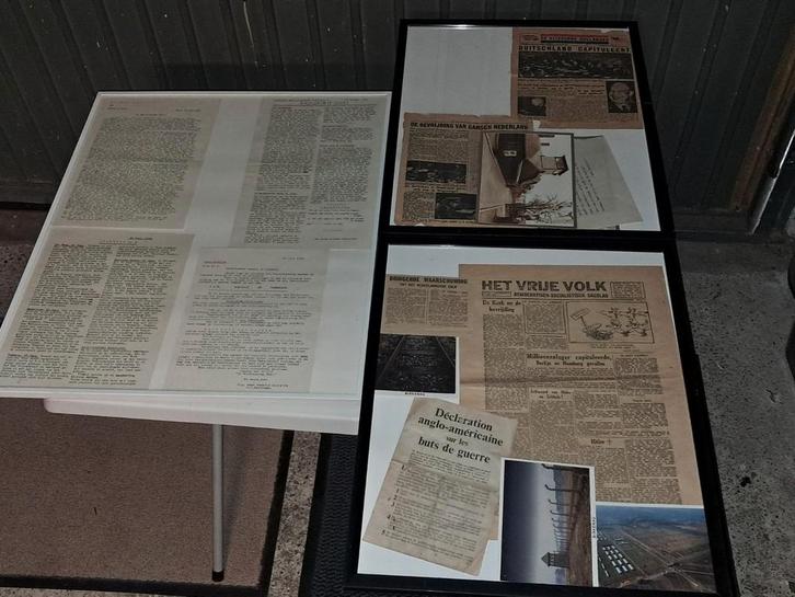 WOII Documenten in Kaders - Ophalen, Verzamelen, Militaria | Tweede Wereldoorlog, Ophalen