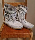 Boho instaplaarsjes,  maat 38, Wit, Lage of Enkellaarzen, Ophalen of Verzenden, Zo goed als nieuw