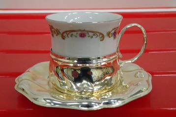 Schwarzenhammer porselein kopje in verzilverde houder !! beschikbaar voor biedingen