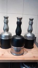Mooie oude coqnac/ vintage  flessen, Antiek en Kunst, Antiek | Tin, Ophalen of Verzenden