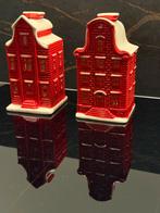 Twee Keramische theelichthouder Herengracht Huisjes PostNL, Ophalen of Verzenden, Nieuw