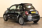 Fiat 500E CABRIO Navigatie CruiseControl 16'lmv NAP! 24 maan, Auto's, Stof, Gebruikt, 4 stoelen, Zwart