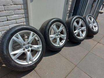 Originele Audi velgen 225/50/R17 z.g.a.n. Bridgestone banden beschikbaar voor biedingen
