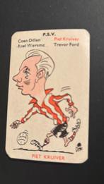 Piet Kruiver PSV Eindhoven 1958 Karikatuur Dik Bruynesteyn, Verzenden, Gebruikt, PSV, Poster, Plaatje of Sticker
