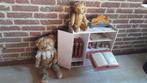 Oud Kledingkastje voor popjes, vintage, miniatuur., Antiek en Kunst, Ophalen of Verzenden
