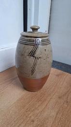 Geglazuurde dekselpot, gemerkt. Zie foto's, Ophalen of Verzenden