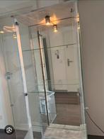 Vitrinekast met spiegelwand en glasplaten - Gratis!, Ophalen, Gebruikt, 50 tot 100 cm, 150 tot 200 cm
