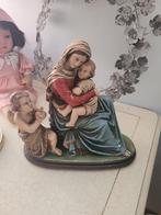 Antiek heiligen beeld zeldzame uitvoering, Antiek en Kunst, Ophalen of Verzenden