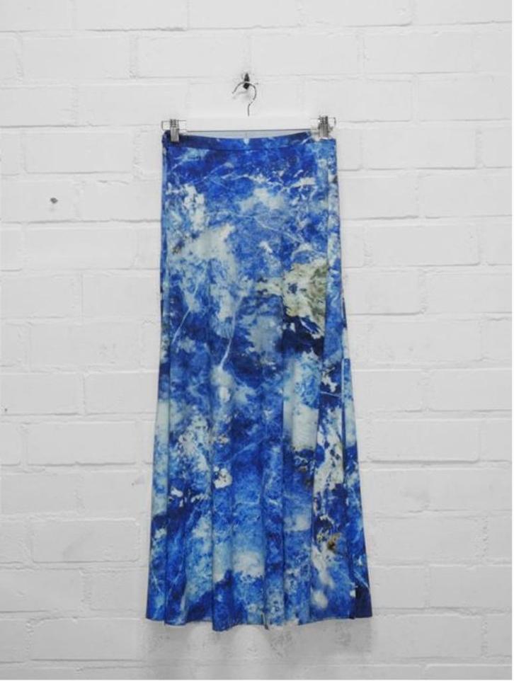 Irie Wash - Prachtige rok travelstof maat M- Nieuw €280, Kleding | Dames, Rokken, Nieuw, Maat 38/40 (M), Blauw, Onder de knie