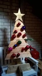 Kerstboom massief hout met kerstster, Diversen, Kerst, Ophalen, Gebruikt