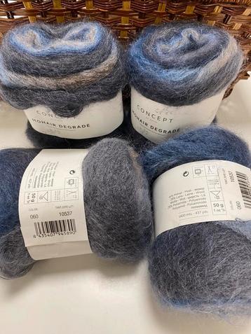 4 bollen katia mohair degrade kleurnr 60 beschikbaar voor biedingen