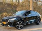 Audi Q3 Sportback 45 TFSI e S Edition 3x S-line|Black| Pano|, Gebruikt, Euro 6, Leder en Stof, Zwart