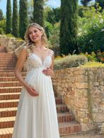 Positie trouwjurk met open rug maat 38, Kleding | Dames, Trouwkleding en Trouwaccessoires, Ophalen of Verzenden, Zo goed als nieuw