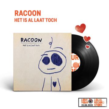 Vinyl Maxisingle 10" Racoon Het Is Al Laat Toch RSD 2020 NEW beschikbaar voor biedingen